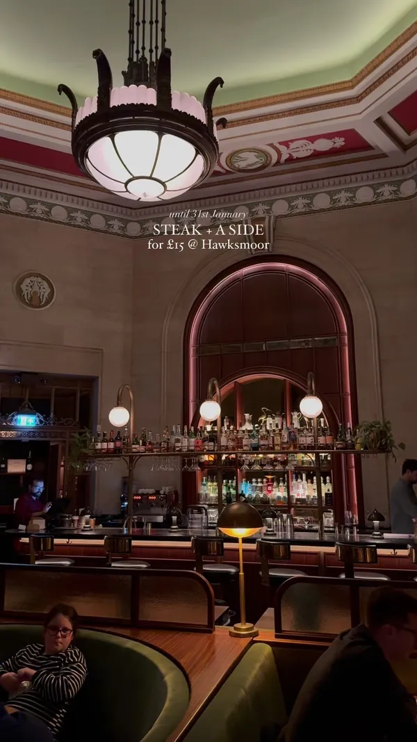 it’s BACK!!!!!! £15 steak & a side all January at @hawksmoorrestaurants 🎉 

all month, grab a lean rump steak with a “feel good side” (English lettuce salad, Caesar Salad, Spinach, Sweet Potato or beef dripping chips) for just £15. 

available: mon-wed: 4-6.30pm, thurs-fri: 12-6.30pm, sat: 12-4.30pm 

please check their website to book 🙌🏻 (we also grabbed a sticky toffee pudding because it’s absolutely INCREDIBLE 🫢)

I love Hawksmoor so much! It’s the only time of year you’re getting it at this price 🤩 ENJOY 🥰

#hawksmoor #january #liverpool