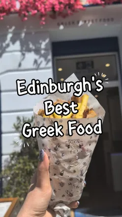 Celebrating the opening of Nixos in Tollcross with mixed gyros, loukaniko sausage, and prawn skewers in Edinburgh.