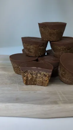 Colorful cups of no-bake sweet treats made with Weetabix, perfect for a high-protein, healthy dessert option.