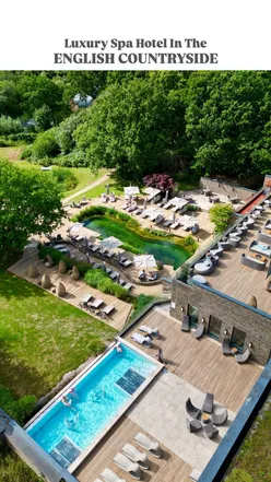 Guests enjoying autumn serenity at South Lodge Hotel & Spa in Sussex, with cozy fires and stunning fall foliage views.