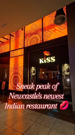 Interior of Kiss the Gate, a new Indian restaurant in Newcastle, showcasing a vibrant and stylish atmosphere.
