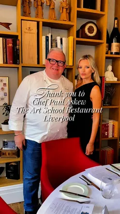 Guests enjoying a creative Christmas menu at The Art School in Liverpool, hosted by Chef Paul Askew. A memorable evening!