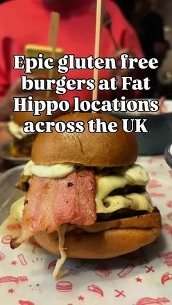 Delicious gluten-free burgers and sides at Fat Hippo in Birmingham, ideal for coeliacs and gluten-free diners.