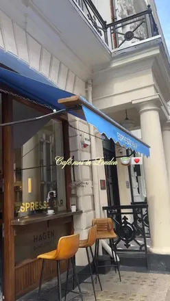 Cozy cafe scene in London with coffee and matcha, capturing a favorite moment of the day. #LondonHotspots