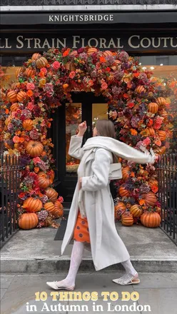 Autumn activities in London shared by @nadin_goenko for weekend inspiration and fun ideas.
