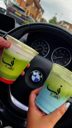 tasting various matcha flavors at Facafe, including vanilla and pistachio, showcasing local matcha delights.