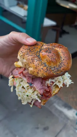 Delicious sandwiches with fresh ingredients at Derek’s Sandwich Shop on Lark Lane, Liverpool.