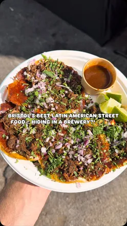 Delicious Latin American street food at Ardito's Kitchen inside Lost & Grounded Brewery in Brislington, Bristol.