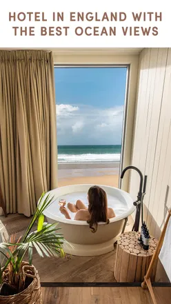 Seaside hotel in Cornwall with stunning ocean views, infinity pool, and luxurious Beach Lofts at Watergate Bay.