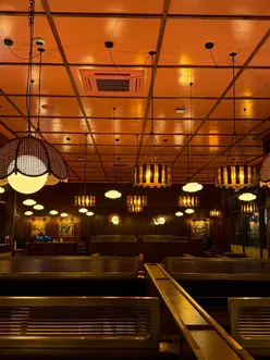 Enjoying a dirty brisket burger and Caesar pizza at the American diner Ram Jam during Rutland Food & Drink Week.