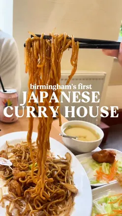 Delicious Japanese curry dishes at Gyo, Birmingham's first Japanese curry house in Chinatown.