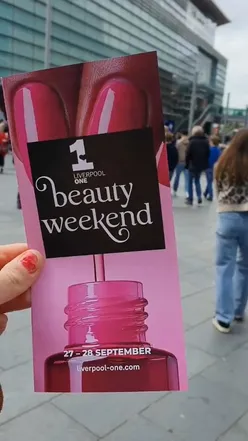 Participants enjoying breakfast at Oricaffe during Liverpool ONE's Beauty Weekend, September 27-28, 2023.