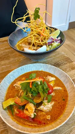 Delicious Thai dishes at Olive & Thai in Leeds City Centre, perfect for food lovers and casual dining.