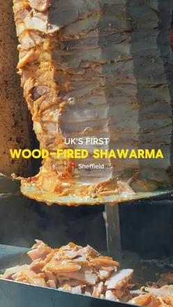 Enjoying wood-fired shawarma and customizable dishes at Dan Eats, Sheffield's first spot for wood-fired shawarma.