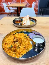 Delicious Indian and Lebanese street food feast at BaBai Cafe & Restro, Union Street, Aberdeen, showcasing vibrant dishes.