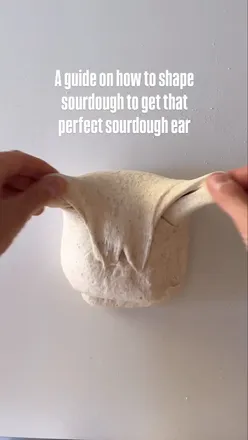 Close-up of sourdough bread showcasing the ear, illustrating essential shaping techniques for home bakers.