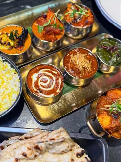 Curry lovers exploring a Curry Trio Trail at Dakwala in Newcastle during National Curry Week.