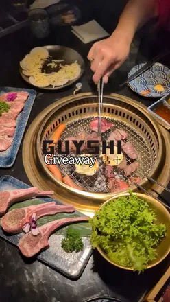 Delicious buffet spread featuring sushi, seafood, and desserts at Guyshi in Sheffield, with a giveaway for two!