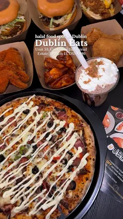 Juicy burgers, crispy fried chicken, and cheesy pizzas served at Dublin Eats, Coolmine Industrial Estate, Dublin 15.