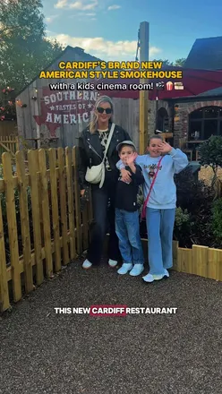 Excited diners at the new Cardiff location opening October 13th, enjoying food and fun at Pascal Close.