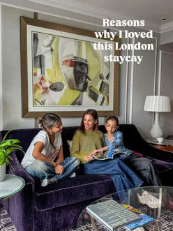 Mother and teen enjoying a relaxing staycation at Marriott Park Lane, London, creating cherished memories together.