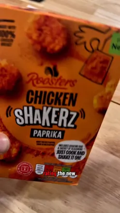 Family taste-testing Aldi's new £1.99 chicken shakers for fun and food review insights.