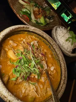 Birthday dinner at Ivy Asia, Leeds, featuring vibrant décor and a delicious Samurai set menu with seafood and lamb.