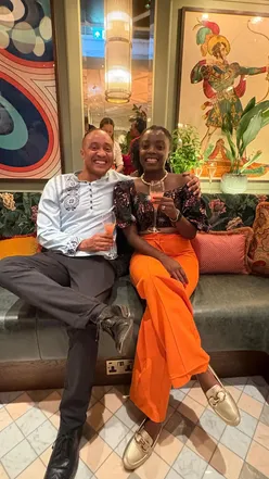 Celebrating the launch of The Ivy Collection in Nottingham with champagne, food, and stunning decor at a vibrant party.