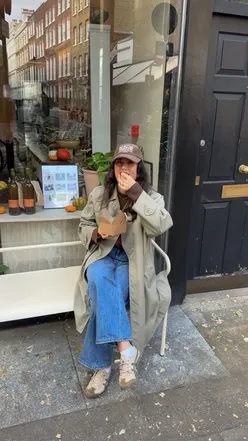 Delicious pastries at Honey & Co in Bloomsbury, showcasing London’s vibrant autumn bakery scene.