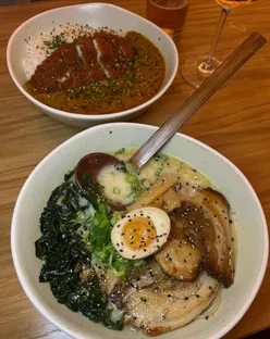 Delicious Japanese comfort food at Fuji Hiro in Leeds Centre, featuring gyoza, prawn tempura, and chicken katsu.