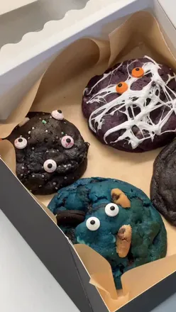 Happy Halloween Boo Box filled with festive cookies available for pre-order from Yokoro Bakery starting October 20th.