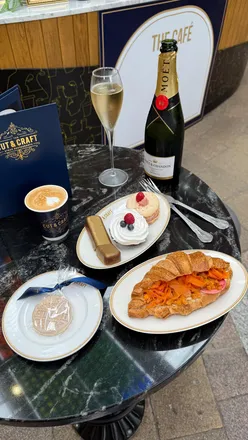 'Guests enjoying drinks and bites at The Cafe by C&C in Victoria Quarter, a new spot by The Cut and Craft.'