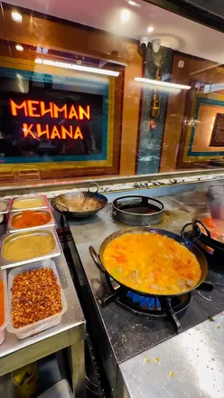Delicious Afghan and Pakistani dishes at Mehman Khana, Southall, London, featuring Charsi Karahi and Chapli Kabab.