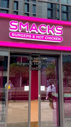 Delicious spread of burgers, wings, and fries at Eat Smacks, Cardiff's new halal hotspot!