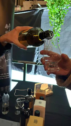 Guests enjoying unique whiskies at the 2nd Seven Hills Whisky Festival at The Steamworks, Sheffield.