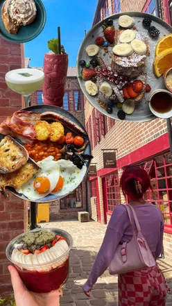 Delicious sweet treats and matcha drinks featured at top UK food spots in Sheffield, Edinburgh, and Ashford Kent.