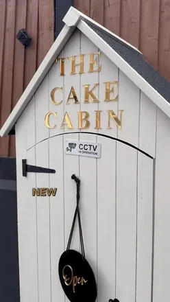 Delicious cakes displayed at The Cake Cabin, newly opened in Dudley, DY1 2QP. Perfect for dessert lovers!