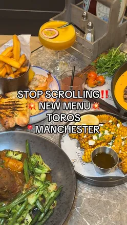 Delicious new menu at Toros Manchester featuring Corn Ribs, Cafe de Paris Steak, and refreshing mocktails.