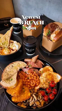 Jo and Co café on Queens Road in Leicester offering brunch, lunch, and coffee in a cozy, independent setting.