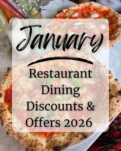 Exciting January dining discounts in Birmingham, featuring 50% off offers at local restaurants.