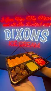 Indulgent pancake tray and desserts at Dixons Ice Cream, Bradford—fluffy pancakes, strawberry knafah, and a matcha shake.