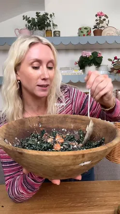 'Delicious warm winter salad with roasted carrots, perfect for easy January meals, inspired by Miranda Priestly.'