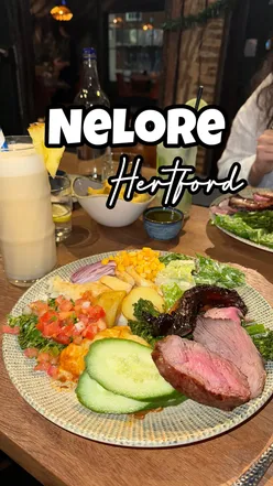 Feasting on unlimited Brazilian meat and sides at Nelore in Hertford, complemented by delicious cocktails.