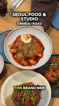 Delicious dishes served at Seoul Food Studio on Ormeau Road, highlighting exceptional food and service.