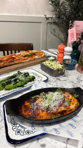 Delicious Ham & Mozzarella Pastacini and Chicken Pizza at Prezzo Italian, enjoying 40% off food this January.