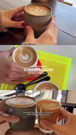 Exploring top coffee spots in Milton Keynes: Canal St Coffee, Milk & Beans, and Hide & Seek with cozy atmospheres.