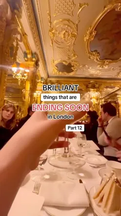 Elegant afternoon tea with glam decor at Hotel Café Royal, featuring sparkling drinks and Bowie-themed treats.