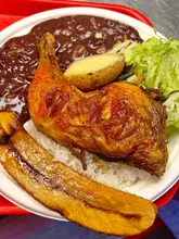 Delicious Colombian soup and main dish at Las Delicias de Juancho in North London, perfect for warming up in winter.