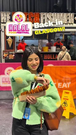 Halal Food Festival in Glasgow, featuring diverse cuisines and a vibrant community atmosphere at SEC Glasgow.