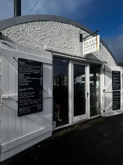 Brunch at Hare and Hounds Bakery in Cowbridge, featuring Hard Lines coffee and delicious baked goods.
